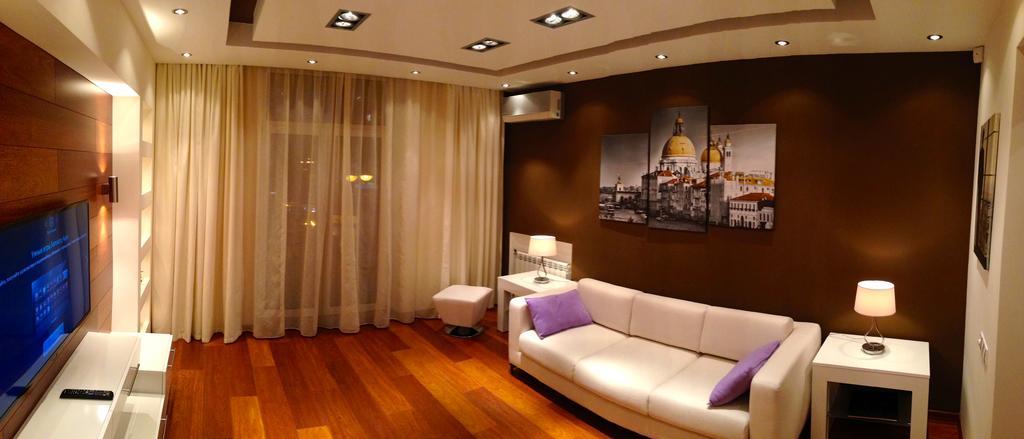 Apartment Mihailovskaya Kijev Szoba fotó